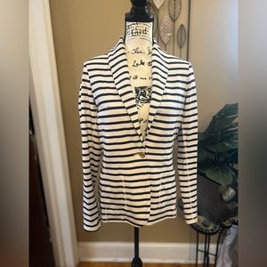 Lilly Pulitzer Cardigan Blue/White Striped